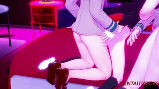 Boku No Hero Animated - Sex Party Yaoyorozu Momo, Ochako Uraraka