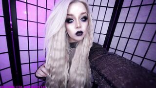 ASMR YOUR LONG TIDDIE GOTHIC gf SLAPS YOUR PENIS