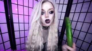 ASMR YOUR LONG TIDDIE GOTHIC gf SLAPS YOUR PENIS