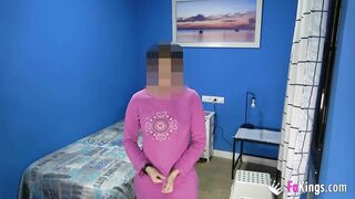 She films her filthy roommate eating a EBONY PENIS!