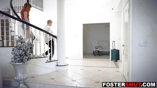 Ebony foster brother fucks white sister