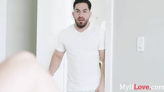 Hispanic Cougar Motivates Son Clean- Havana Bleu