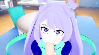3D Cartoon: FELLATIO TO a STRANGER (My Hero Academia /
