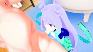 3D Cartoon: FELLATIO TO a STRANGER (My Hero Academia /