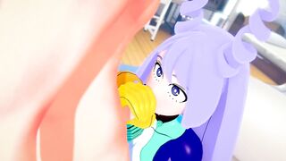 3D Cartoon: FELLATIO TO a STRANGER (My Hero Academia /