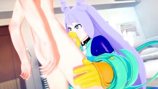 3D Cartoon: FELLATIO TO a STRANGER (My Hero Academia /
