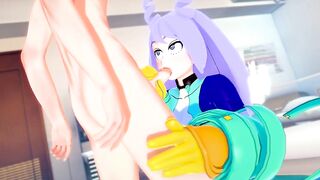3D Cartoon: FELLATIO TO a STRANGER (My Hero Academia /