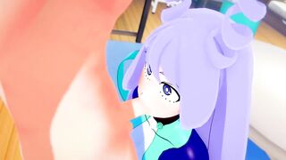 3D Cartoon: FELLATIO TO a STRANGER (My Hero Academia /