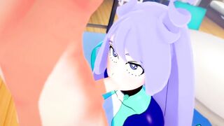 3D Cartoon: FELLATIO TO a STRANGER (My Hero Academia /