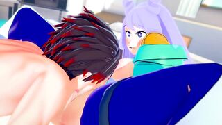 3D Cartoon: MOST HOTTIE SEX (My Hero Academia / Nejire