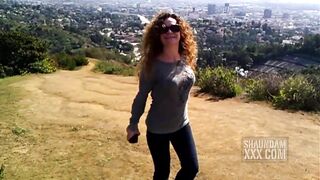 ORAL SEX MASTER SUCKING OFF SHAUNDAM HUGE EBONY DICK INSIDE THE BUSHES