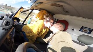 Risky Bj at Highway Vehicle Park / Amateur Lovers Dominatrix