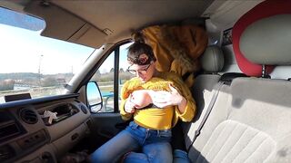 Risky Bj at Highway Vehicle Park / Amateur Lovers Dominatrix