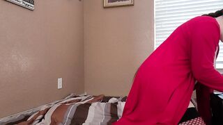 Saddle Riding into Red Robe Side See