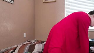 Saddle Riding into Red Robe Side See