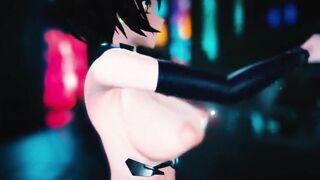 Mmd R18 Girls Baltimore Azur Lane Long Boobies Beauty