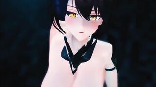 Mmd R18 Girls Baltimore Azur Lane Long Boobies Beauty