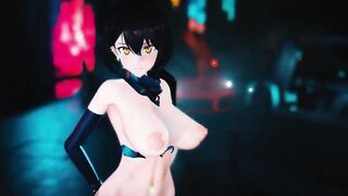 Mmd R18 Girls Baltimore Azur Lane Long Boobies Beauty