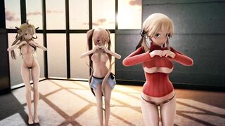 Mmd R18 Printz,Murasame,Kongo Banged Sex Party sexy and Goddess will