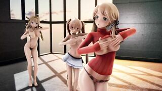 Mmd R18 Printz,Murasame,Kongo Banged Sex Party sexy and Goddess will
