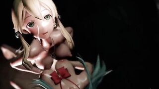 Mmd R18 Suzuya and Priz want Cake into Twat Cutie