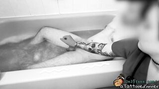 sexual nurse makes her patient cum during tub time