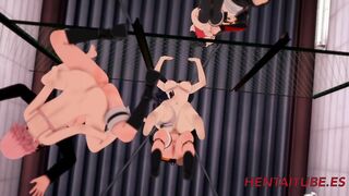 Boruto Naruto Animated - Mega Group Sex with Sakura, Hinata, Sarada,