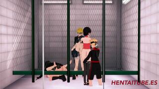 Boruto Naruto Animated - Mega Group Sex with Sakura, Hinata, Sarada,