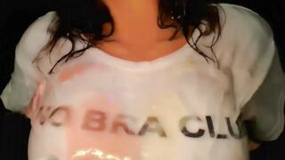 O_o ASMR Crazy Sexy Slimy Soak Jugs Sounds (Closeup) --- Elle