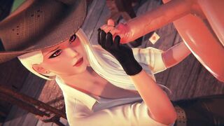 HOTTIE BONED INTO THE SALOON WITH Ashe | 3D ANIMATED