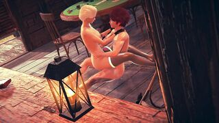 HOTTIE BONED INTO THE SALOON WITH Ashe | 3D ANIMATED