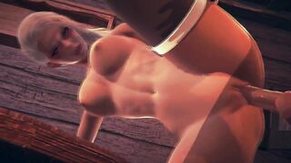 HOTTIE BONED INTO THE SALOON WITH Ashe | 3D ANIMATED