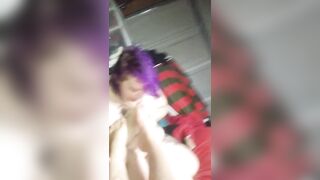 BBW Kitten Sub Worships her Masters Toes