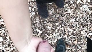 Beauty African Ex-Wife Risky Outside Flashing and Oral Sex