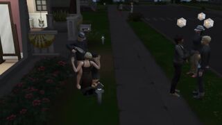 Porn Group Sex! Sex with six into different Positions | Sims,