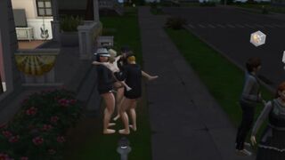 Porn Group Sex! Sex with six into different Positions | Sims,