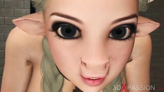 Bae cuffed women with many titties and udder has anal