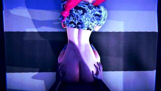 ANIMATED CUNT WITH MOUTH ( NOT BELLE DELPHINE) | 3D CARTOON