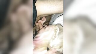Bimbo Ex-lover Blowing my Penis