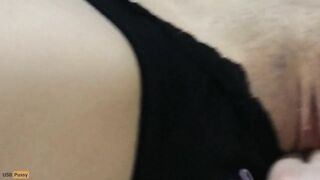 Watching Clip and Finger Fucked my girlfriend - USB Twat