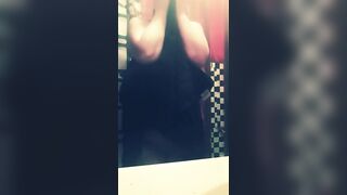 BBW milf PERFORMS SHOWER MOVIE- LONNA WELLS