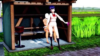 Mmd R18 hot and Hot Aoi Shiro Pounded like Sex