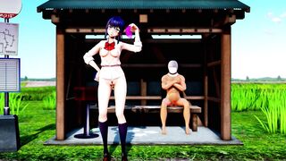 Mmd R18 Sex Danced at a Bus Stop into the