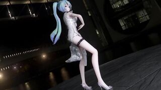 【hentai MMD】Hentai Women Strip Dance with Hot Translucent China Dress