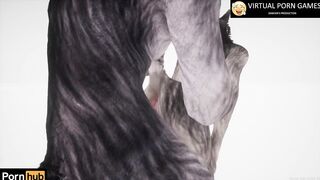 Wild Life Furry Porn with 2 Werewolves 4K 60 FPS