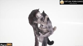 Wild Life Furry Porn with 2 Werewolves 4K 60 FPS