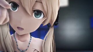 Mmd R18 Prinz Eugen of Kancolle become Wild when her