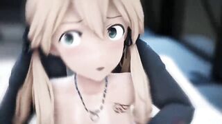Mmd R18 Prinz Eugen of Kancolle become Wild when her