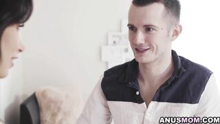 Euro MILF Clea Gaultier was invited by her stepson for