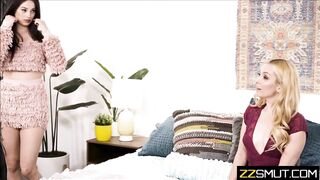 Milf pops in daughters bedroom for a visit